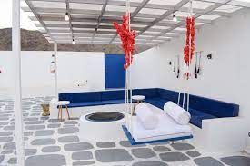 تصميم جلسات خارجيه بطراز يوناني